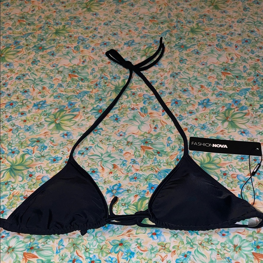 4/$10🌻🌻 black  Fashion Nova  Bikini Top (s)(nwt)